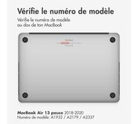 imoshion Coque Laptop pour Apple MacBook Air 13 pouces (2018-2020) - Transparent