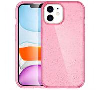 Coque Pailletée avec MagSafe pour iPhone 12 (Pro) - Paillettes Rose