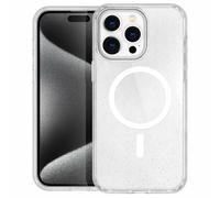 imoshion Coque Pailletée avec MagSafe pour Apple iPhone 15 Pro Max - Paillettes Transparent