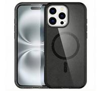 imoshion Coque Pailletée avec MagSafe pour Apple iPhone 16 Pro - Glitter Noir