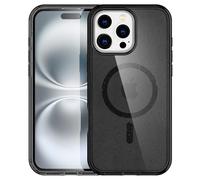 imoshion imoshion Coque Pailletée avec MagSafe iPhone 16 Pro Max Glitter Noir Noir