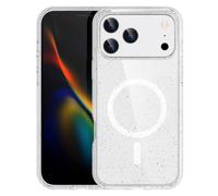 imoshion Coque Pailletée avec MagSafe pour Apple iPhone 17 Pro Max - Transparent