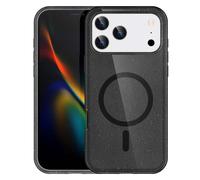 imoshion Coque Pailletée avec MagSafe pour Apple iPhone 17 Pro - Noir