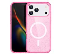 imoshion Coque Pailletée avec MagSafe pour Apple iPhone 17 Pro - Rose
