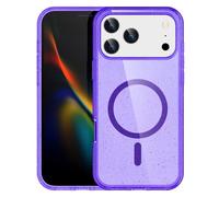imoshion imoshion Coque Pailletée avec MagSafe iPhone 17 Pro Violet Violet