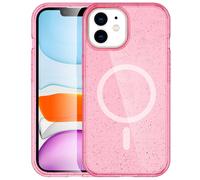 imoshion Coque Pailletée avec MagSafe pour iPhone 12 (Pro) - Paillettes Rose