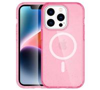 imoshion imoshion Coque Sparkle avec MagSafe iPhone 14 Pro Paillettes Rose Rose