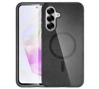 imoshion Coque Pailletée avec MagSafe pour Samsung Galaxy A36 - Glitter Noir