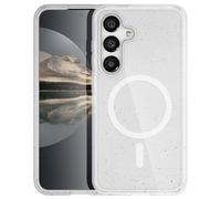 imoshion Coque Pailletée avec MagSafe pour Samsung Galaxy S24 - Paillettes Transparent