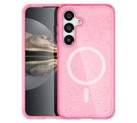 imoshion Coque Pailletée avec MagSafe pour Samsung Galaxy S25 Plus - Rose