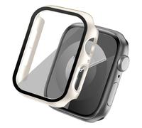 imoshion Coque rigide à couverture complète pour Apple Watch 4 / 5 / 6 / SE - 40 mm - Lumière stellaire