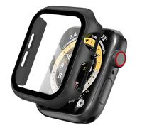 imoshion Coque rigide à couverture complète pour Apple Watch 4 / 5 / 6 / SE - 44 mm - Noir