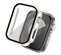 imoshion Coque rigide à couverture complète pour Apple Watch 7 / 8 / 9 - 41 mm - Lumière stellaire