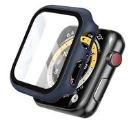 imoshion Coque rigide à couverture complète pour Apple Watch 7 / 8 / 9 - 45 mm - Bleu foncé