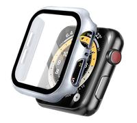 imoshion Coque rigide à couverture complète pour Apple Watch Series 4 / 5 / 6 / SE - 44 mm - Argent