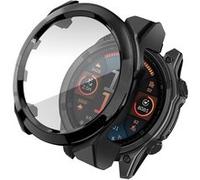 imoshion Coque rigide à couverture complète pour Garmin Fenix 8 - 47 mm - Noir