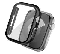 imoshion Coque rigide brillante à couverture complète pour Apple Watch Series 7 / 8 / 9 - 45 mm - Noir