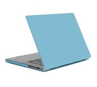 imoshion Coque rigide pour Apple MacBook Air 15 pouces (2023 / 2024 M3 chip / 2025 M4 chip) - Soft Blue