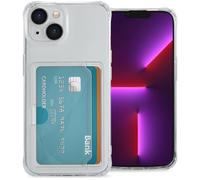 imoshion Coque silicone avec porte-cartes pour Apple iPhone 14 - Transparent