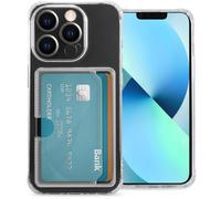 imoshion imoshion Coque silicone avec porte-cartes iPhone 13 Mini Transparent Transparent