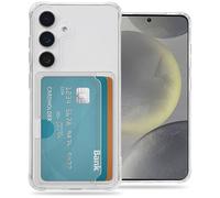 imoshion Coque silicone avec porte-cartes pour Samsung Galaxy S25 - Transparent
