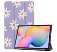 imoshion Coque tablette Design pour Samsung Galaxy Tab S6 Lite (2020/2022/2024) - Flowers Distance