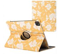 imoshion Coque tablette Design rotatif à 360° pour Apple iPad Air 13 pouces (2026) M4 / (2025) M3 / (2024) M2 - Yellow Flowers
