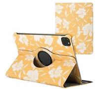 imoshion Coque tablette Design rotatif à 360° pour Apple iPad Pro 11 (2025) M5 / (2024) M4 - Yellow Flowers