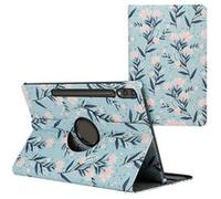 imoshion Coque tablette Design rotatif à 360° pour Samsung Galaxy Tab S10 Plus / Tab S9 FE Plus / Tab S9 Plus - Flowers