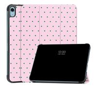 imoshion Coque tablette Design Trifold pour Apple iPad 11 (2025) 11 pouces A16 / iPad 10 (2022) 10.9 pouces - Happy Dots