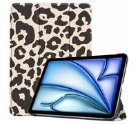 imoshion Coque tablette Design Trifold pour Apple iPad Air 13 pouces (M4/M3/M2) - Leopard