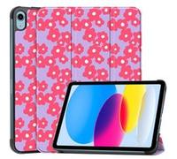 imoshion Coque tablette Design Trifold pour Apple iPad 11 (2025) 11 pouces A16 / iPad 10 (2022) 10.9 pouces - Dusty Rose Blossom