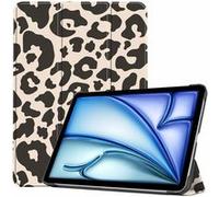 imoshion Coque tablette Design Trifold pour Apple iPad Air 13 pouces (M4/M3/M2) - Leopard