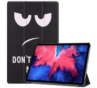 imoshion Coque tablette Design Trifold pour Lenovo Tab P11 / P11 Plus - Don't touch