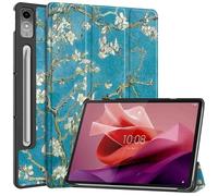 imoshion Coque tablette Design Trifold pour Lenovo Tab P12 - Green Plant