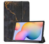 imoshion Coque tablette Design Trifold pour Samsung Galaxy Tab S6 Lite (2020/2022/2024) - Black Marble