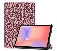 imoshion Coque tablette Design Trifold pour Samsung Galaxy Tab S9 11.0 pouces / Tab S10 FE / S9 FE 10.9 pouces - Bloom Love Blush