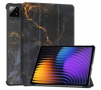 imoshion Coque tablette Design Trifold pour Xiaomi Pad 7 / 7 Pro / 8 / 8 Pro - Black Marble