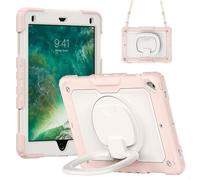 imoshion Coque tablette kidsproof Rugged pour Apple iPad 6 (2018) 9.7 pouces / iPad 5 (2017) 9.7 pouces / Air 2 (2014)/Air 1 (2013) - Rose clair
