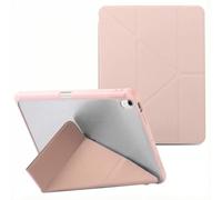 imoshion Coque tablette Origami pour Apple iPad 9 (2021) 10.2 pouces / iPad 8 (2020) 10.2 pouces / iPad 7 (2019) 10.2 pouces - Rose