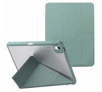 imoshion Coque tablette Origami pour Apple iPad Air 13 pouces (2025) M3 / (2024) M2 - Vert foncé