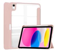 imoshion Coque tablette rigide Trifold pour Apple iPad 11 (2025) 11 pouces A16 / iPad 10 (2022) 10.9 pouces - Rose