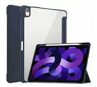 imoshion Coque tablette rigide Trifold pour Apple iPad Air 11 pouces (2026) M4 / (2025) M3 / (2024) M2 / Air 5 (2022) / Air 4 (2020) - Bleu foncé