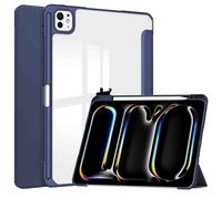 Coque rigide,Coque portefeuille iPad Pro 11 (2024) M4 imoshion imoshion Trifold Hardcase Bookcase Bleu foncé