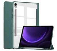imoshion Coque tablette rigide Trifold pour Samsung Galaxy Tab S9 11.0 pouces / Tab S10 FE / S9 FE 10.9 pouces - Vert