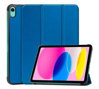 imoshion Coque tablette Trifold pour Apple iPad 11 (2025) 11 pouces A16 / iPad 10 (2022) 10.9 pouces - Cobalt Blue
