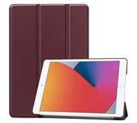 imoshion Coque tablette Trifold pour Apple iPad 9 (2021) 10.2 pouces / iPad 8 (2020) 10.2 pouces / iPad 7 (2019) 10.2 pouces - Bordeaux