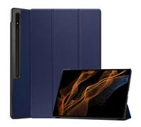 imoshion Coque tablette Trifold pour Galaxy Tab S8 Ultra - Bleu foncé