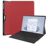 imoshion Coque tablette Trifold pour Microsoft Surface Pro 9 / Pro 10 / Pro 11 - Rouge