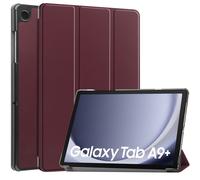 imoshion Coque tablette Trifold pour Samsung Galaxy Tab A9 Plus - Bordeaux